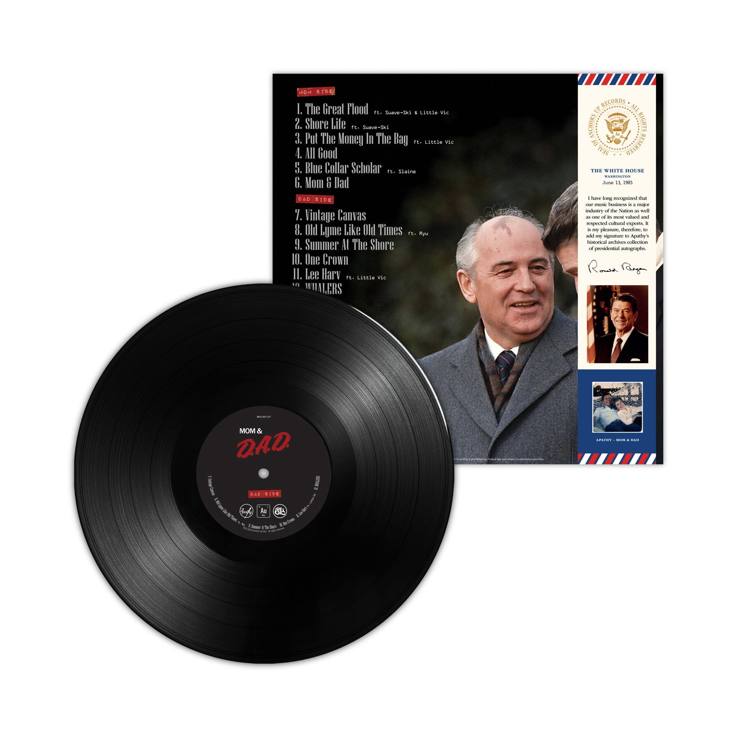 Mom & Dad (Signed Classic Black Vinyl w/ OBI-Strip)
